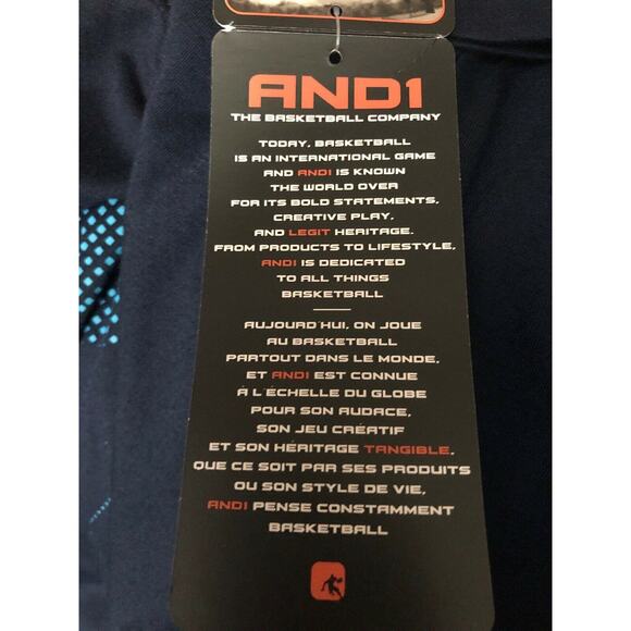 Basketball Graphic Short Sleeve Active Performance T-Shirt Boys Navy Medium (8) - Picture 6 of 6